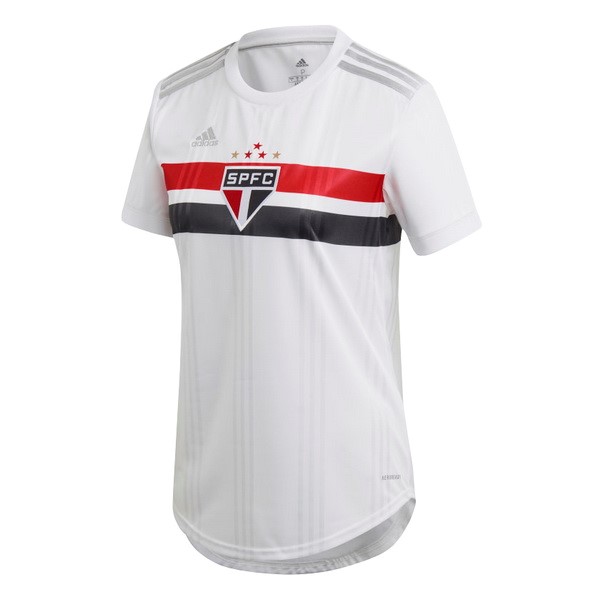 Tailandia Camiseta São Paulo 1ª Mujer 2020-2021 Blanco